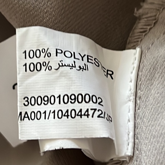 NUON high waist wide leg cropped Tanya pants light tan Sz 28 pants new - Picture 10 of 16